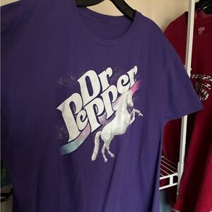 Dr. Pepper Unicorn Tee Purple ~2XL